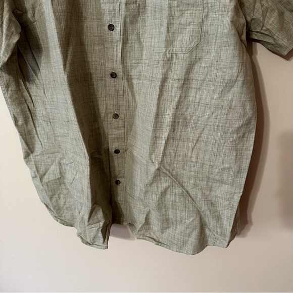 Woolrich men’s casual button down collared shirt short sleeve size 2X Tall NEW - Picture 3 of 6